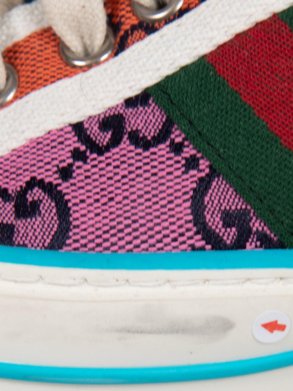 Gucci GG Pattern Tennis 1977 Trainers Size IT 35 For Sale 3
