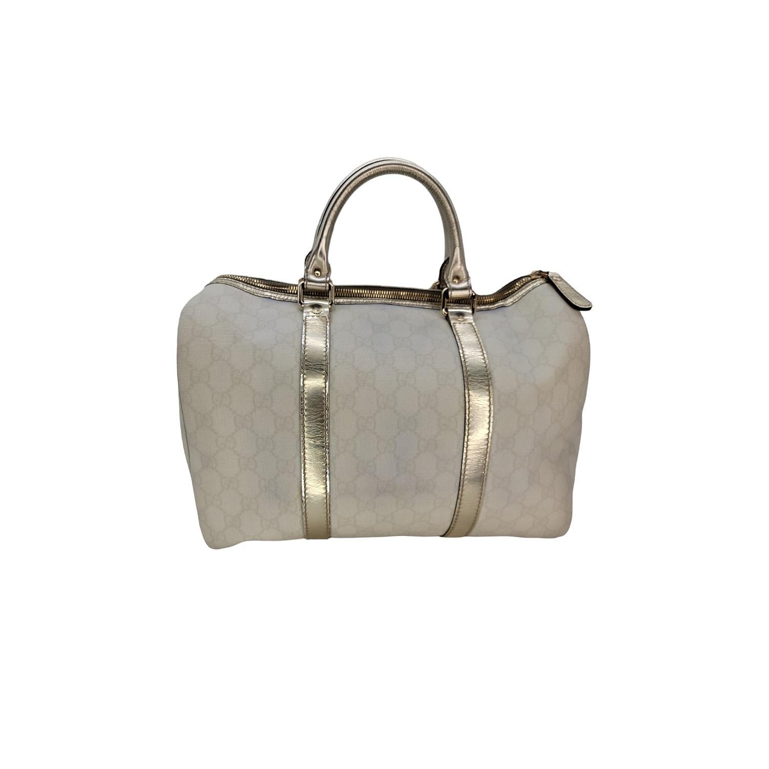 Gucci GG Plus Monogram Medium Boston Tasche im Zustand „Gut“ im Angebot in Scottsdale, AZ