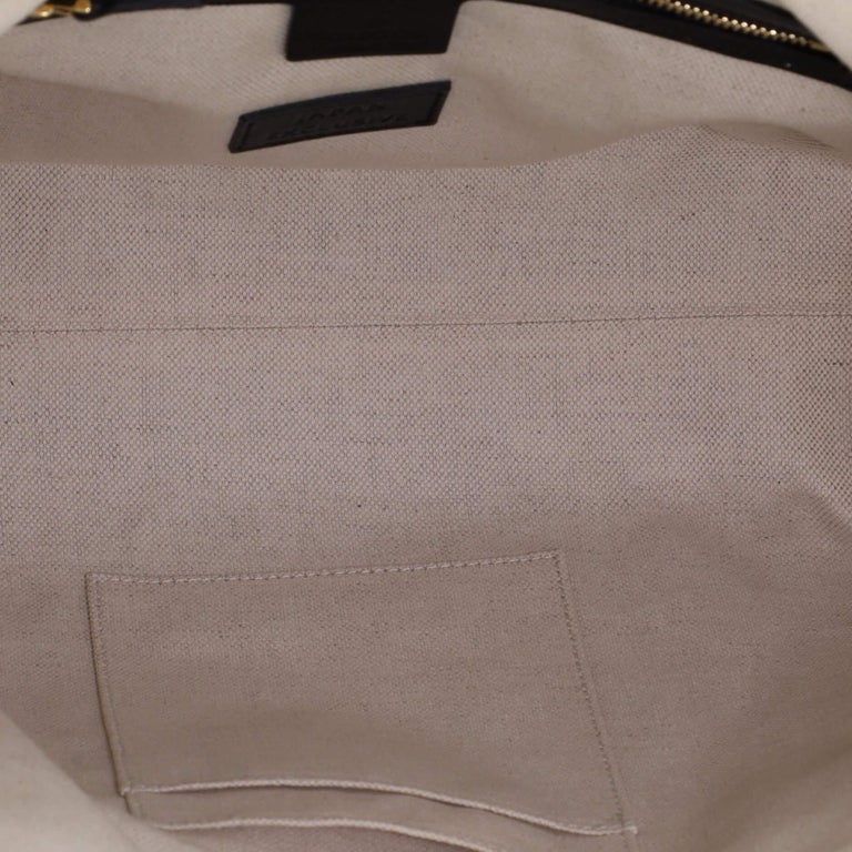 Gucci GG Ribbon Tote Leather Medium For Sale at 1stDibs