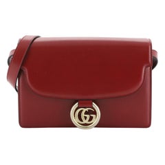 Gucci GG Ring Crossbody Bag Leather Small