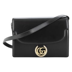 Gucci GG Ring Shoulder Bag Leather Medium