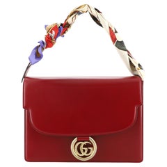 Gucci GG Ring Shoulder Bag Leather Medium