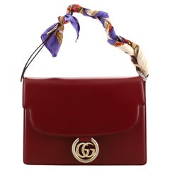 Gucci GG Ring Shoulder Bag Leather Medium