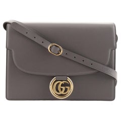 Gucci GG Ring Shoulder Bag Leather Medium