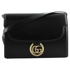 Gucci GG Ring Shoulder Bag Leather Medium