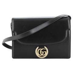 Gucci GG Ring Shoulder Bag Leather Medium
