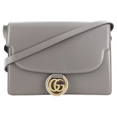 Gucci GG Ring Shoulder Bag Leather Medium