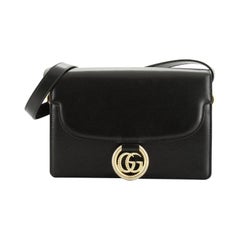 Gucci GG Ring Shoulder Bag Leather Small