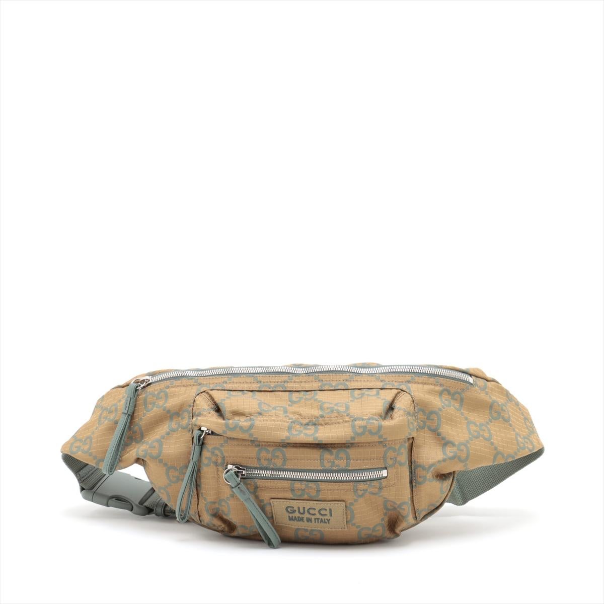 *will ship about 1/25

The Gucci GG Ripstop Nylon Belt Bag in Khaki is a practical yet stylish accessory designed for modern versatility. Crafted from durable ripstop nylon, it features the iconic GG logo pattern subtly woven into the fabric,