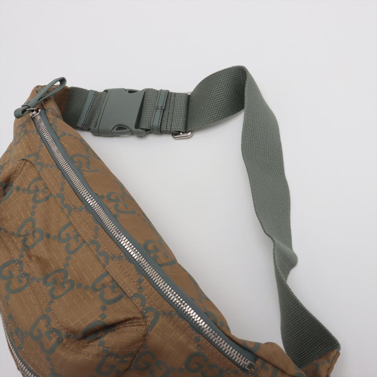 Gucci GG Ripstop Nylon Belt Bag Khaki 1