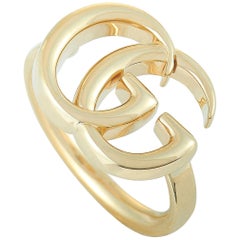 Gucci GG Running 18 Karat Yellow Gold Ring