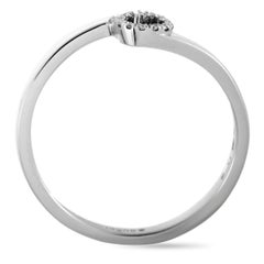 Gucci GG Running 18 Karat White Gold Diamond Ring