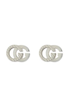 Gucci GG Running 18k White Gold Earrings, YBD652219002