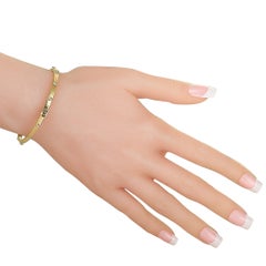 Gucci GG Running Armband aus 18 Karat Gelbgold
