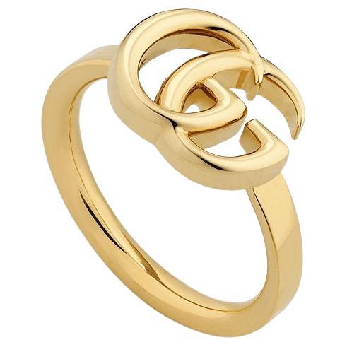 Gucci GG Running 18K Yellow Gold Ring YBC525690001