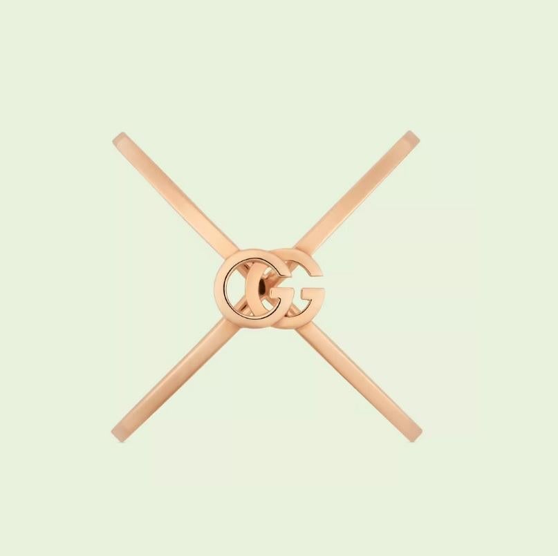 18k Roségold
Doppel-G
Breite des Bandes: .8
