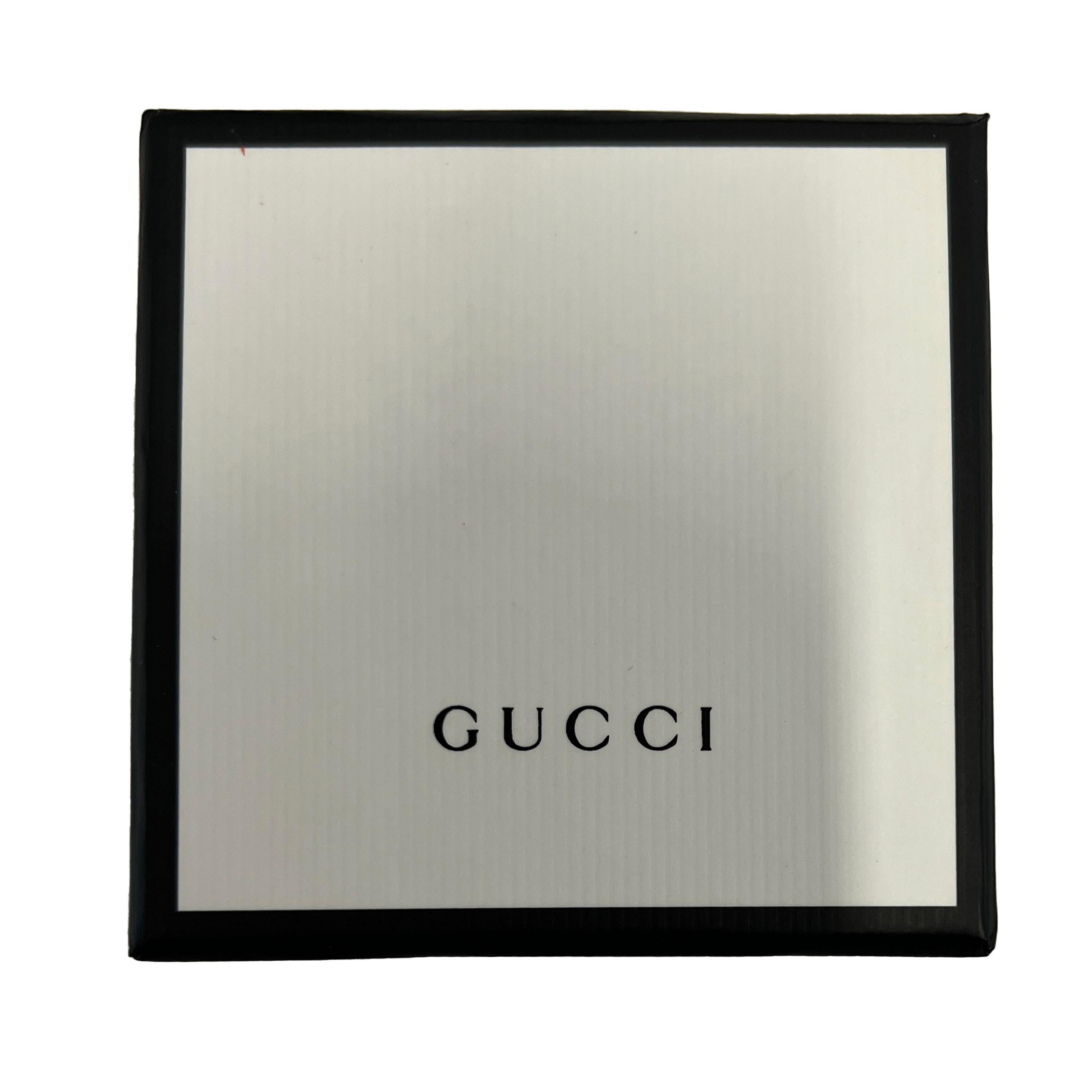 Gucci GG Running Cuff in 18 KT White Gold 0.1 CTW For Sale 1