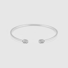 Gucci - Manchette Running GG avec diamants YBA481662002