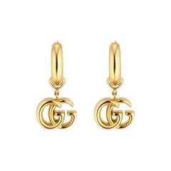 Gucci GG Running Gold Drop Earrings - YBD582017001