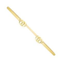 Gucci GG Laufsteg Manschette aus Gelbgold YBA481663001