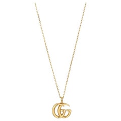 Gucci GG Running Collana in oro giallo con doppia G piccola YBB502088001