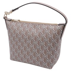 Sac à bandoulière Gucci GG Shadow Monogram Super Mini Ophidia en cuir beige