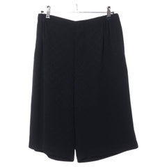 Pantaloni corti in seta Gucci GG Nero
