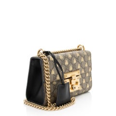 Gucci GG Supreme Bee Padlock Small Shoulder Bag