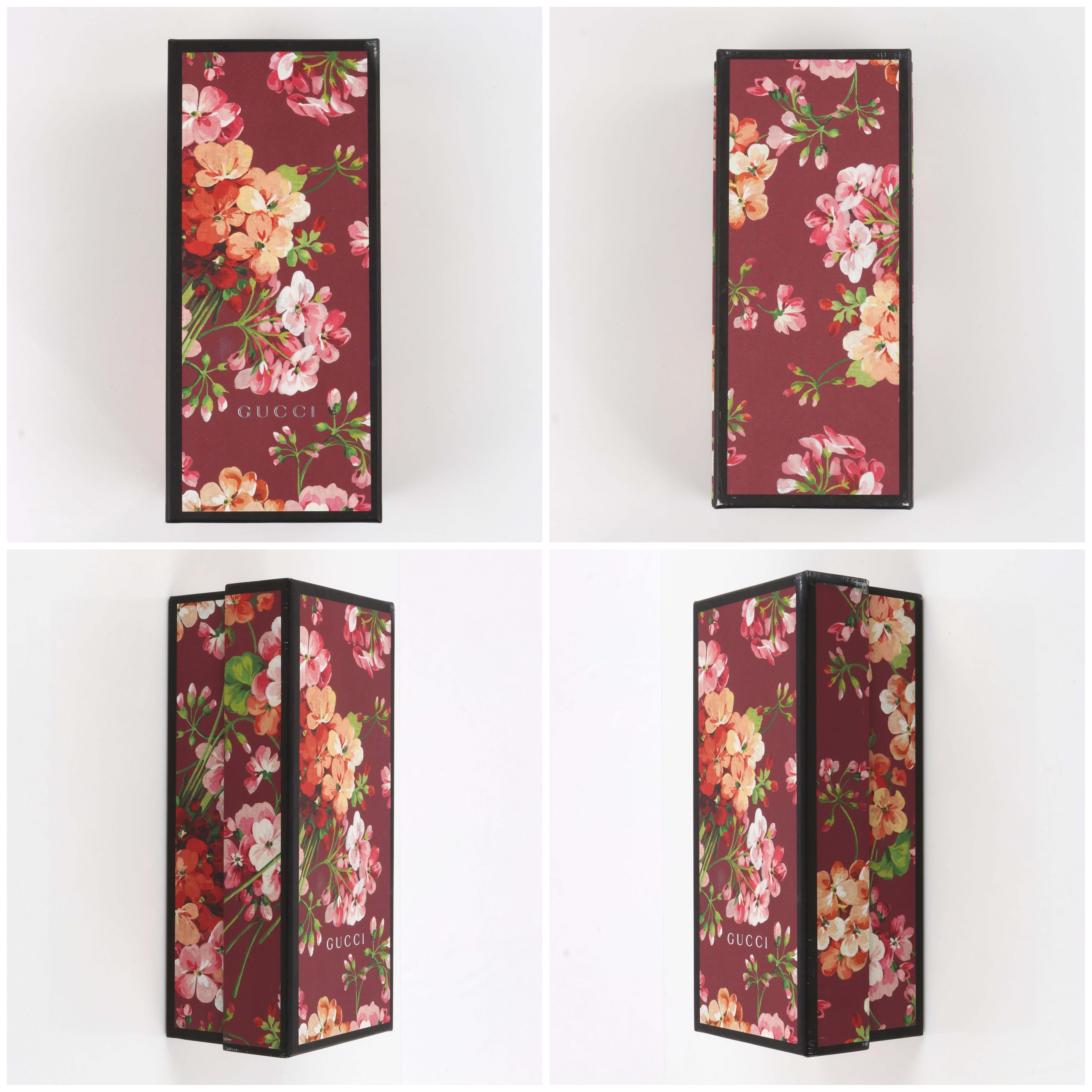 GUCCI “GG Supreme Blooms” Floral Print Supreme Slide Sandals W/ Box 2
