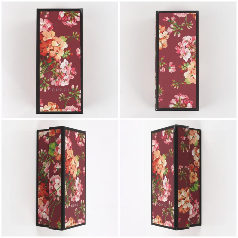 GUCCI “GG Supreme Blooms” Floral Print Supreme Slide Sandals W/ Box at ...