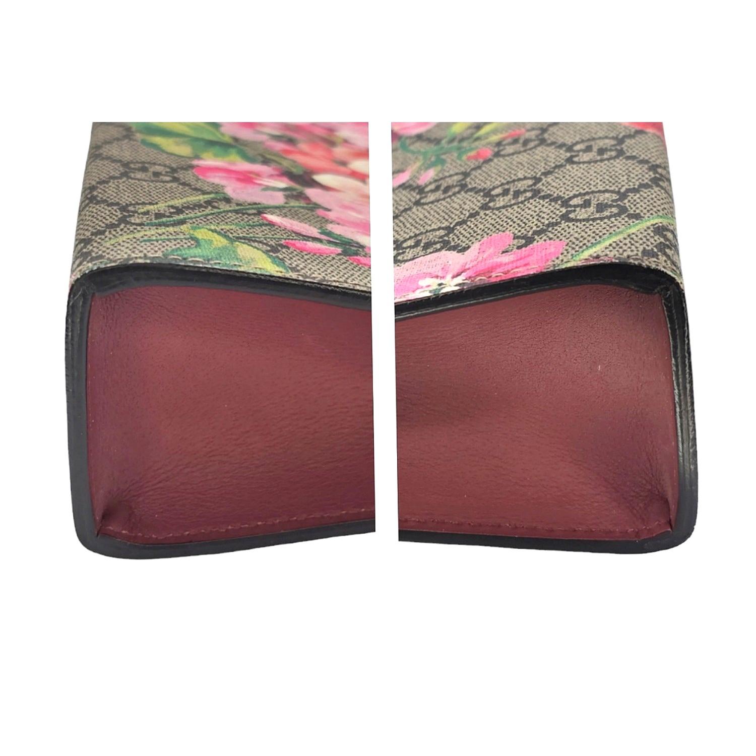 Gucci GG Supreme Blooms Print Large Cosmetic Case 4