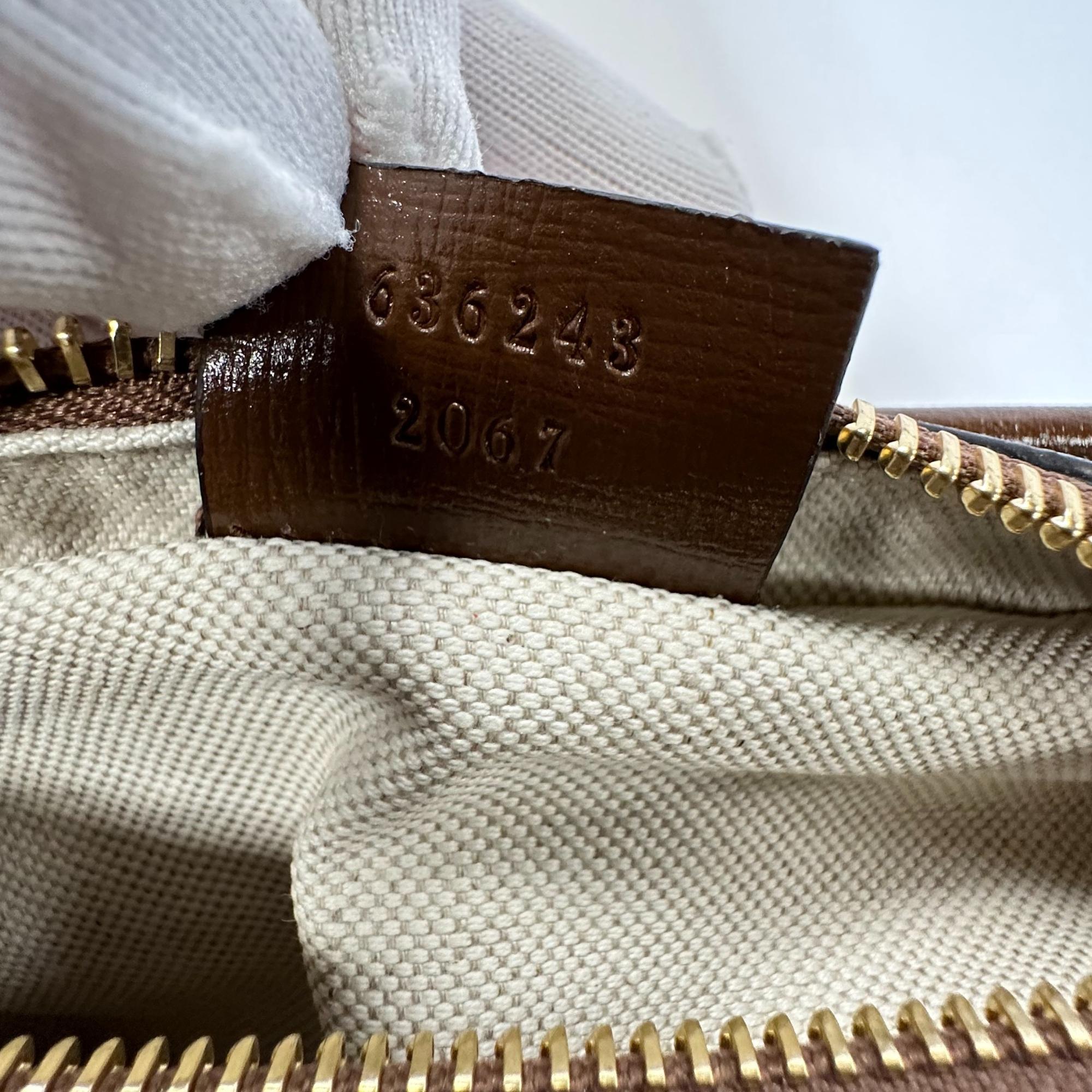 Gucci GG Supreme Brown Monogram Fake/not Retro Clutch Bag For Sale 6