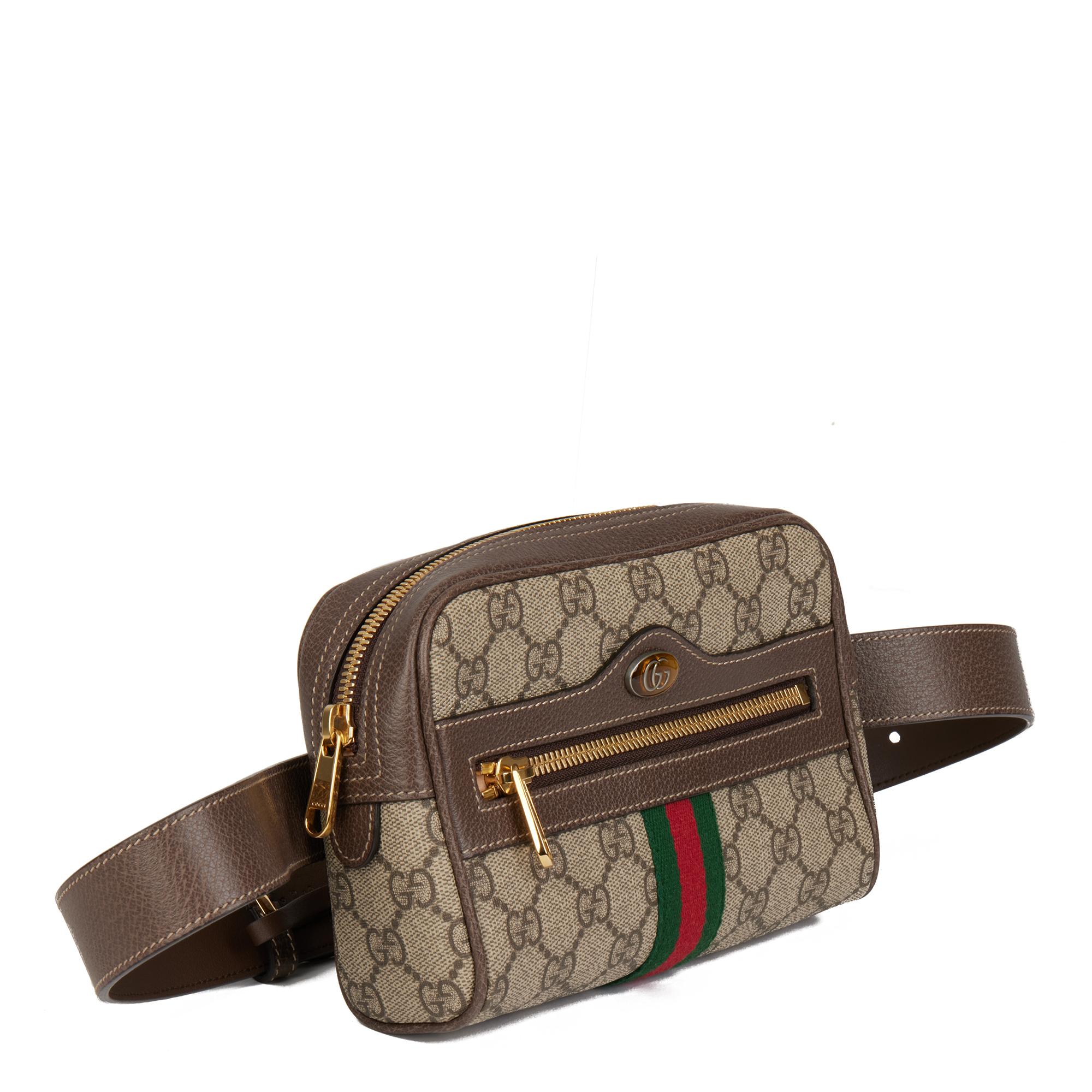 GUCCI
GG Supreme Canvas & Brown Pigskin Leather Web Small Orphidia Belt Bag

Xupes Reference: CB683
Serial Number: 517076 186628
Age (Circa): 2018
Accompanied By: Gucci Dust Bag, Box, Care Booklet
Authenticity Details: Date Stamp (Made in