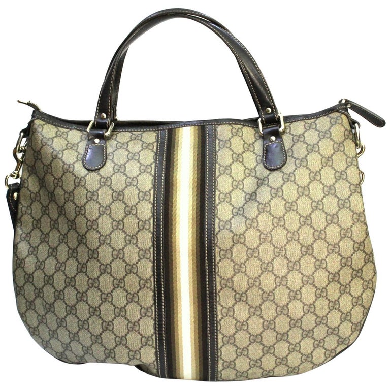 Gucci GG Supreme Canvas Crossbody/Shoulder Bag at 1stdibs