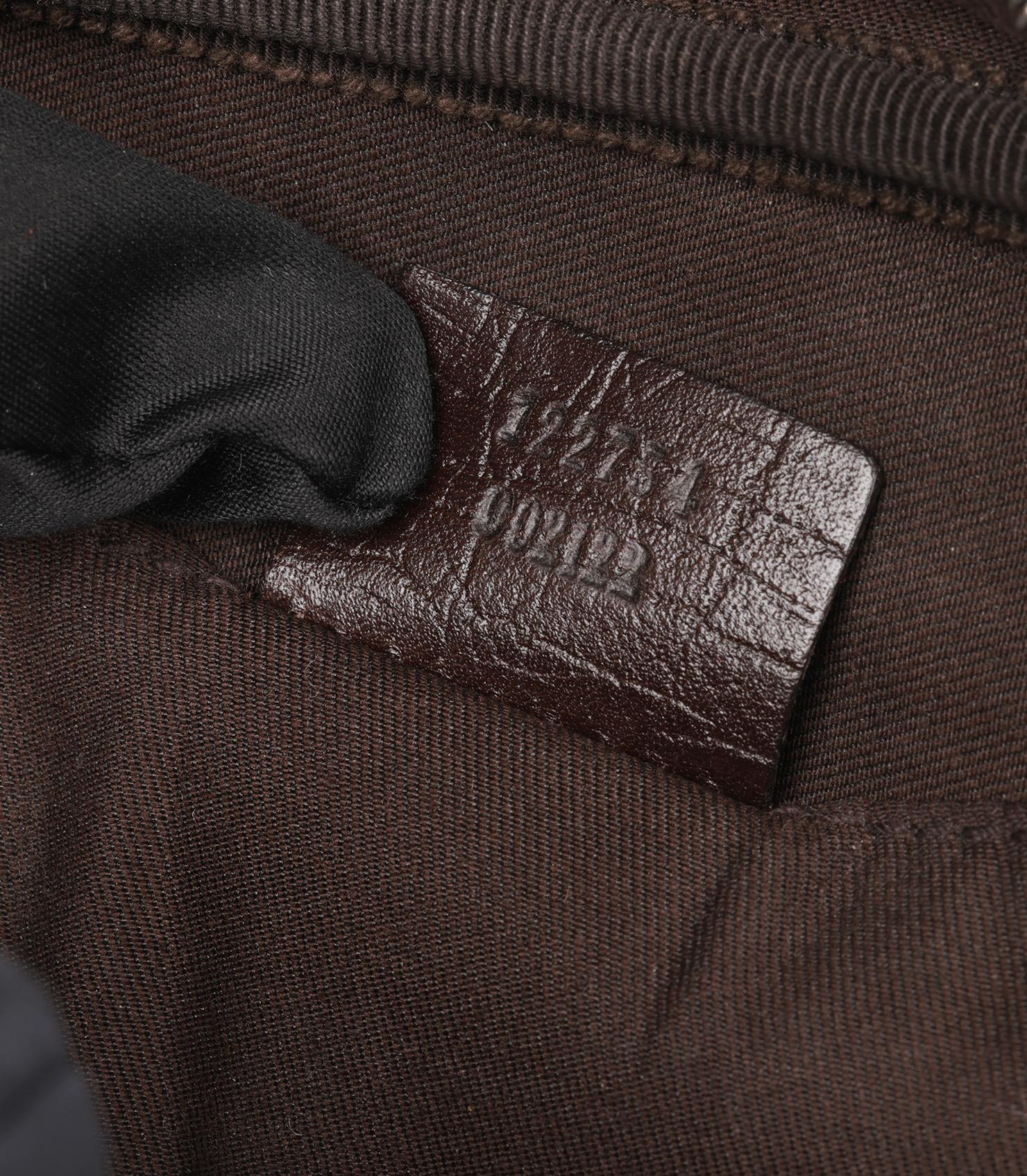 Gucci GG Supreme Coated Canvas & Brown Calfskin Leather Vintage Mini Messenger 3