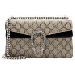 Gucci GG Supreme Crystal Dionysus Medium E/W Umhängetasche