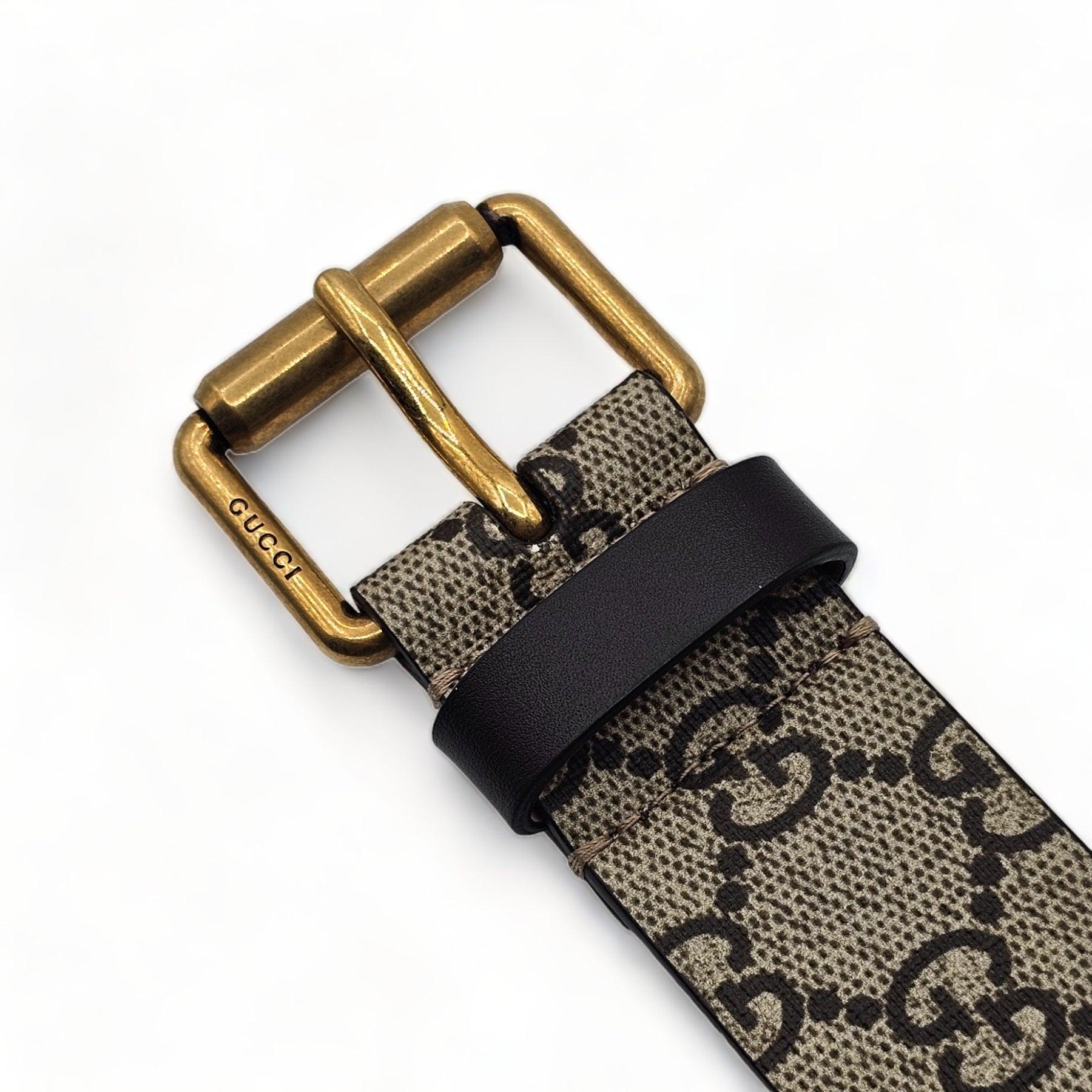 Gucci GG Supreme Kingsnake Brown Belt Size 115 46 434520

Additional information:
Color: Brown
Country: Italy
Dimension: 46