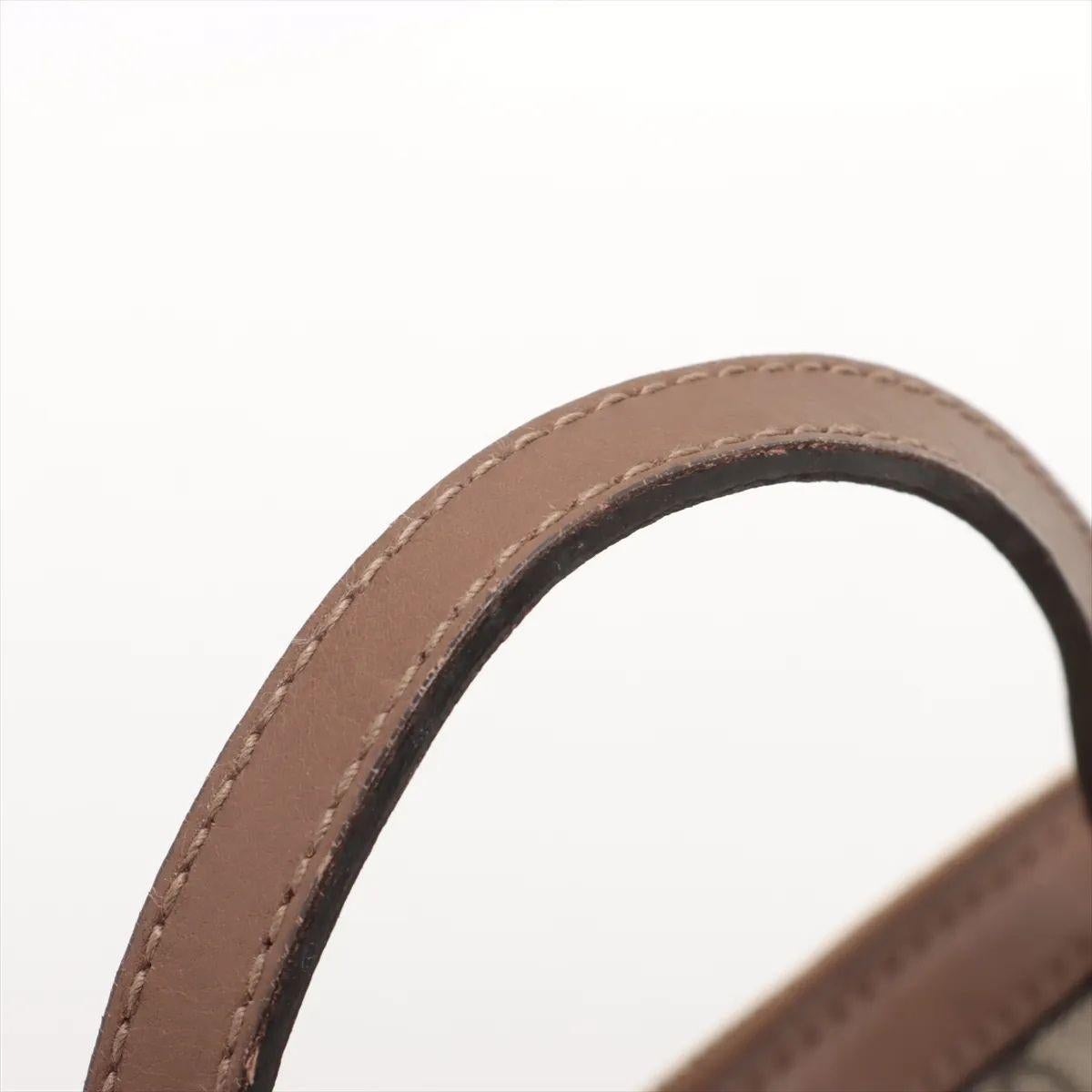 Bolso de piel Gucci GG Supreme Marrón en venta 9