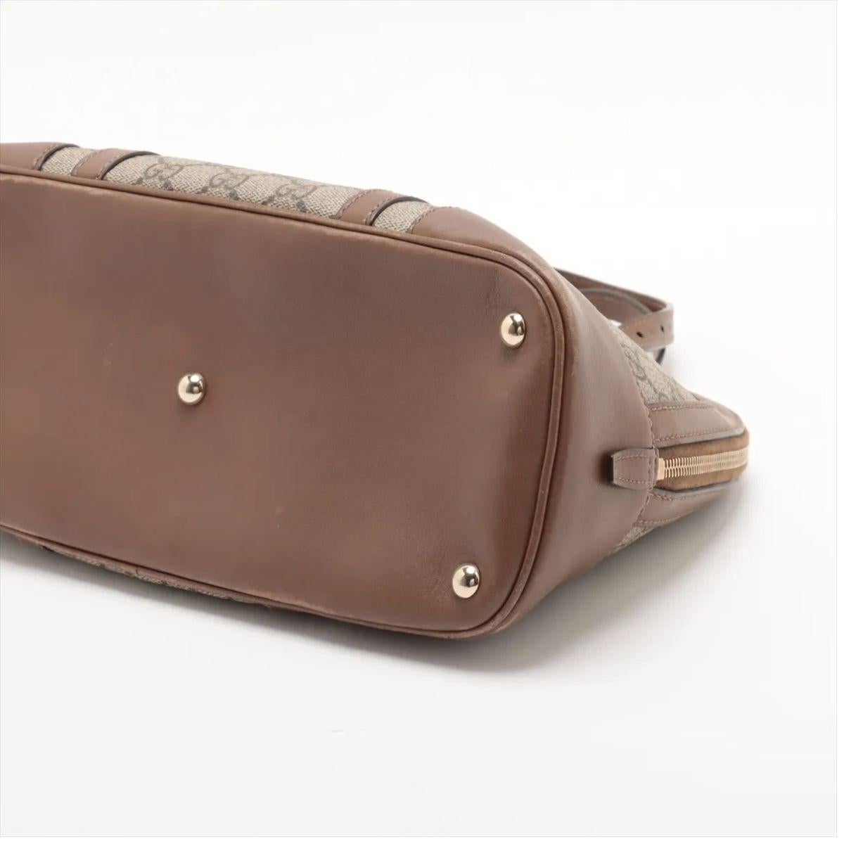 De las mujeres Bolso de piel Gucci GG Supreme Marrón en venta