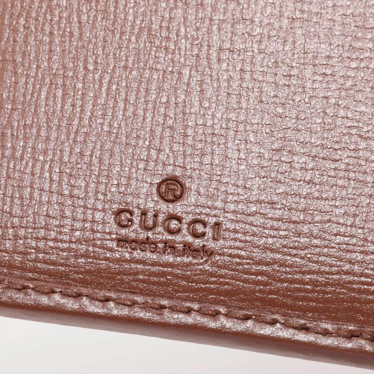 Gucci GG Custodia in pelle per iPhone15 Pro Beige x Marrone in vendita 1