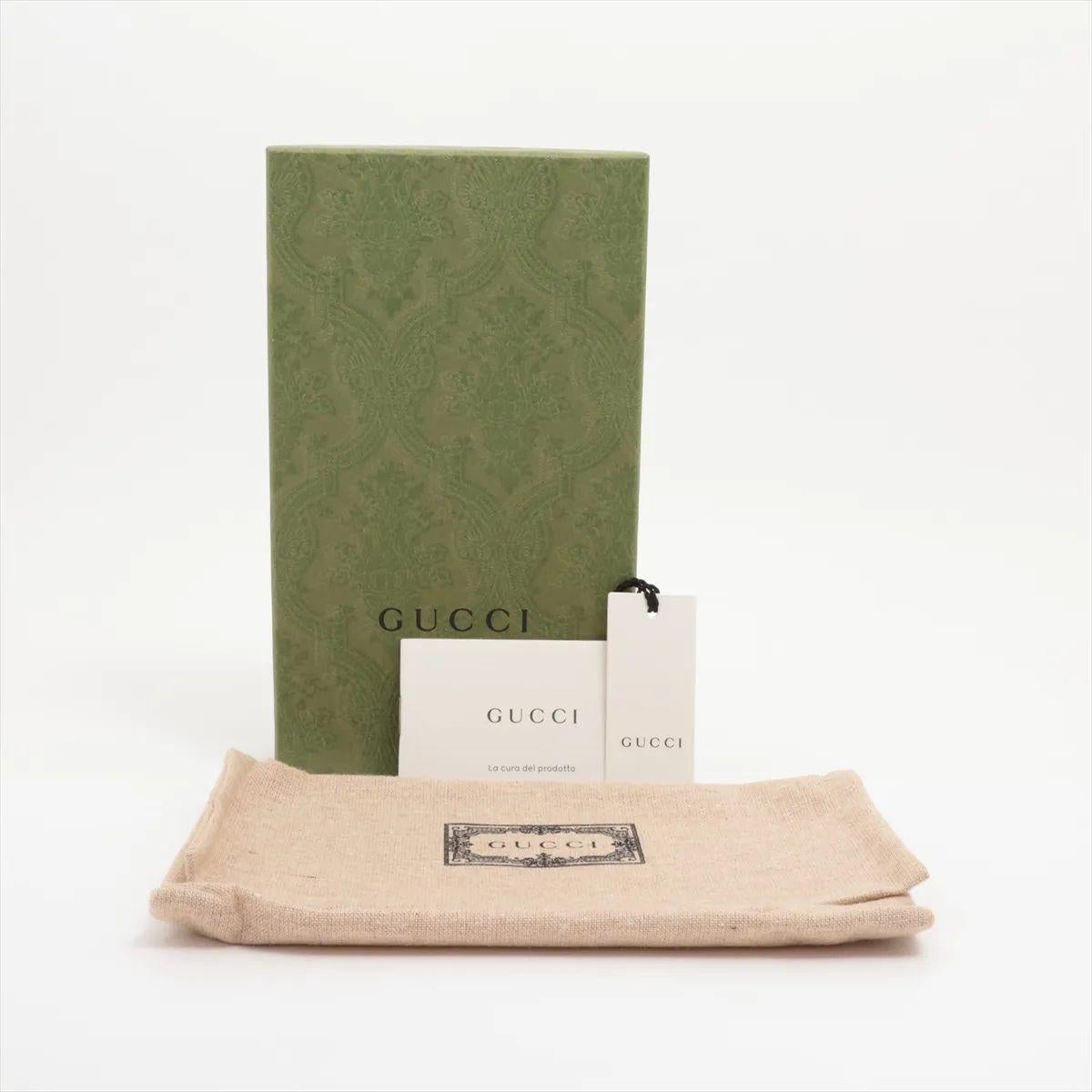 Gucci GG Custodia in pelle per iPhone15 Pro Beige x Marrone in vendita 2