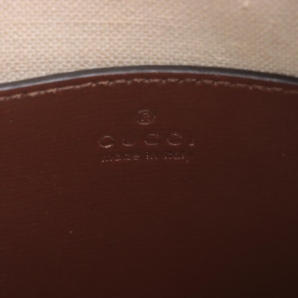 Gucci GG Supreme Leather Shoulder Bag Brown (Sac à bandoulière en cuir) en vente 4