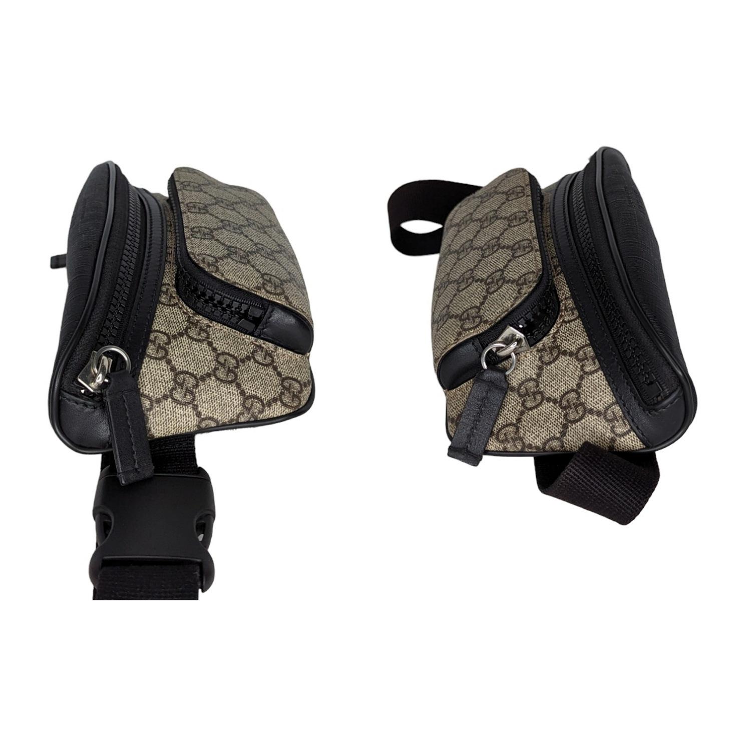 Gucci GG Supreme Medium Eden Waist Bag In Excellent Condition In Scottsdale, AZ