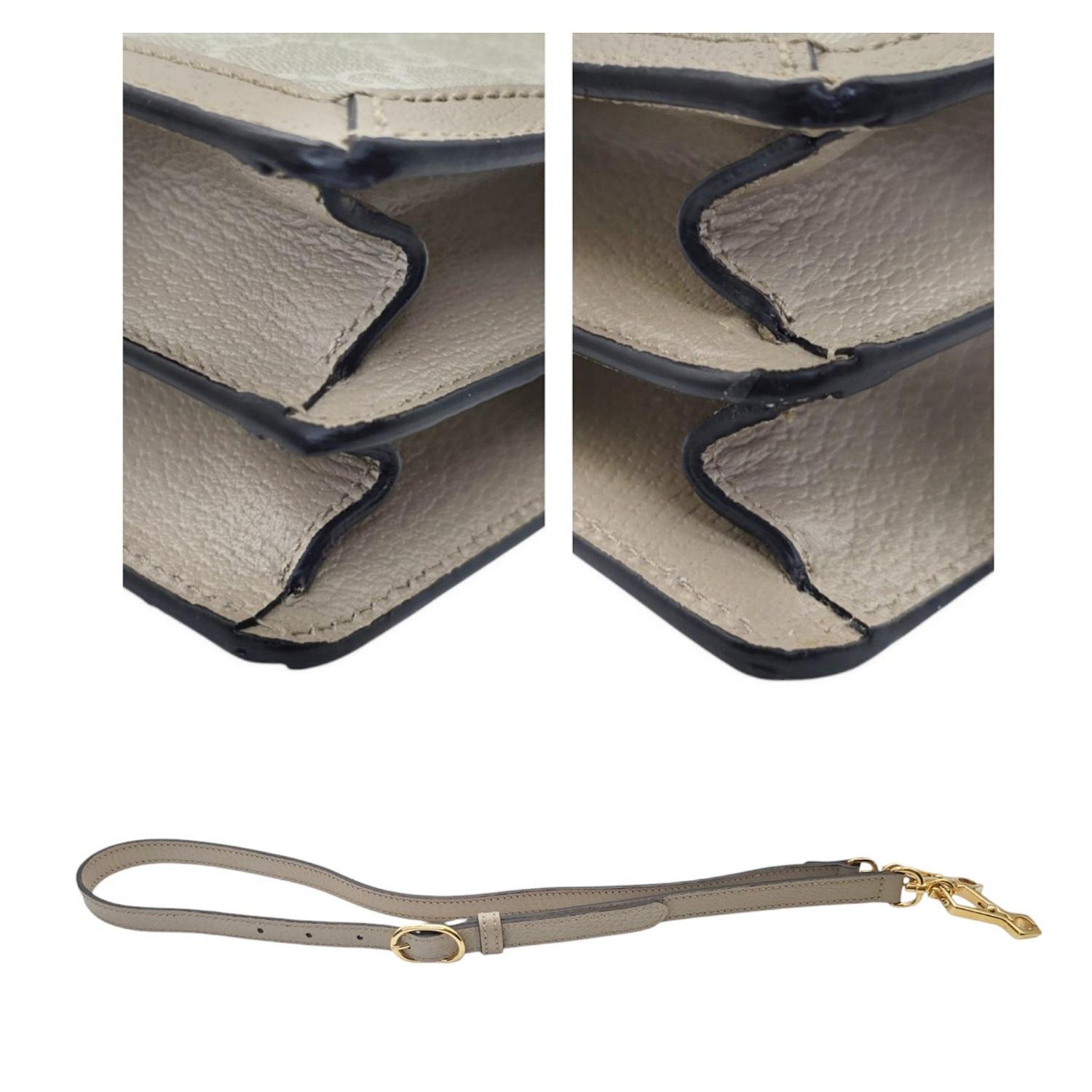 Gucci GG Supreme Medium Ophidia Top Handle Bag For Sale 5