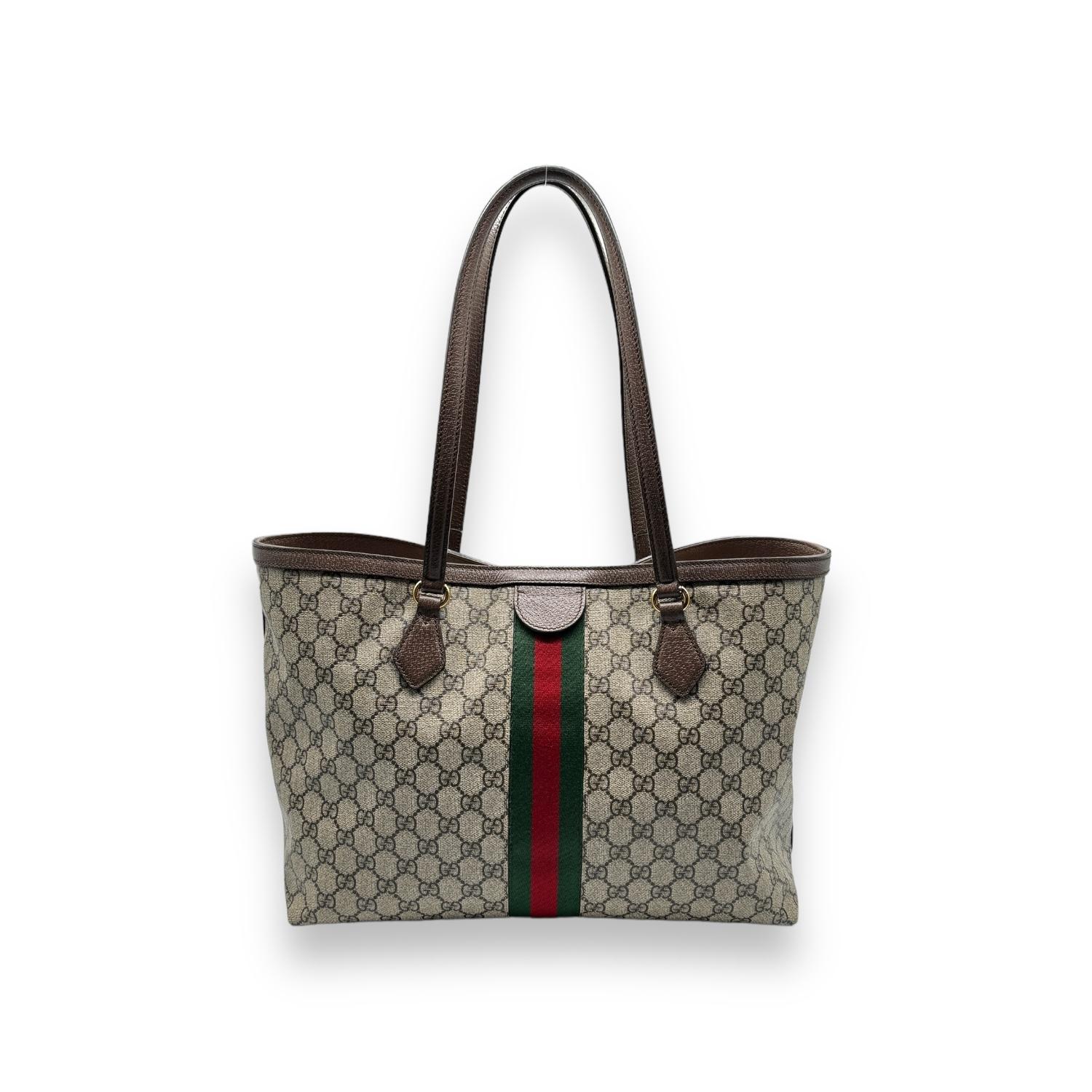 Gucci GG Supreme Medium Ophidia Tote In Good Condition In Scottsdale, AZ