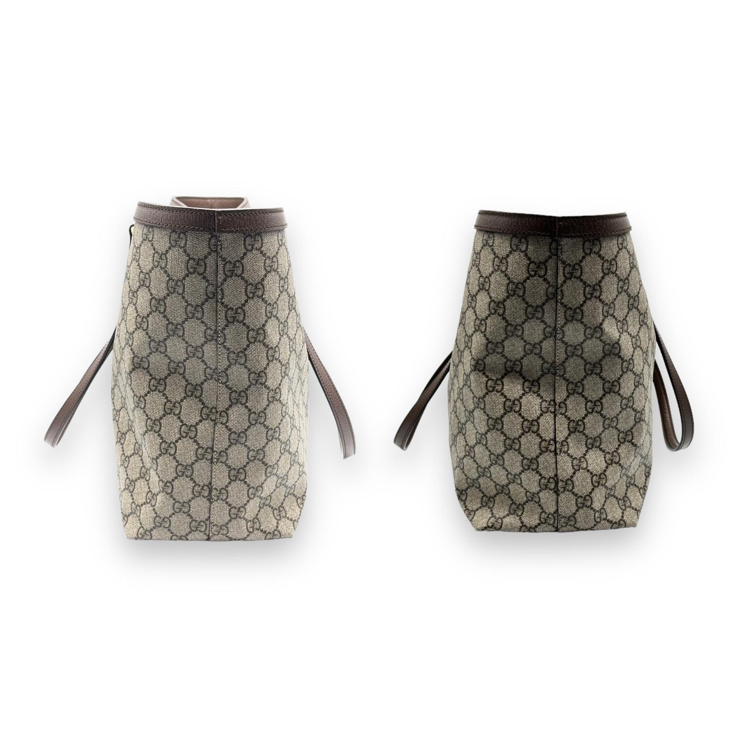 Women's Gucci GG Supreme Medium Ophidia Tote
