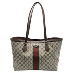 Used Gucci GG Supreme Medium Ophidia Tote