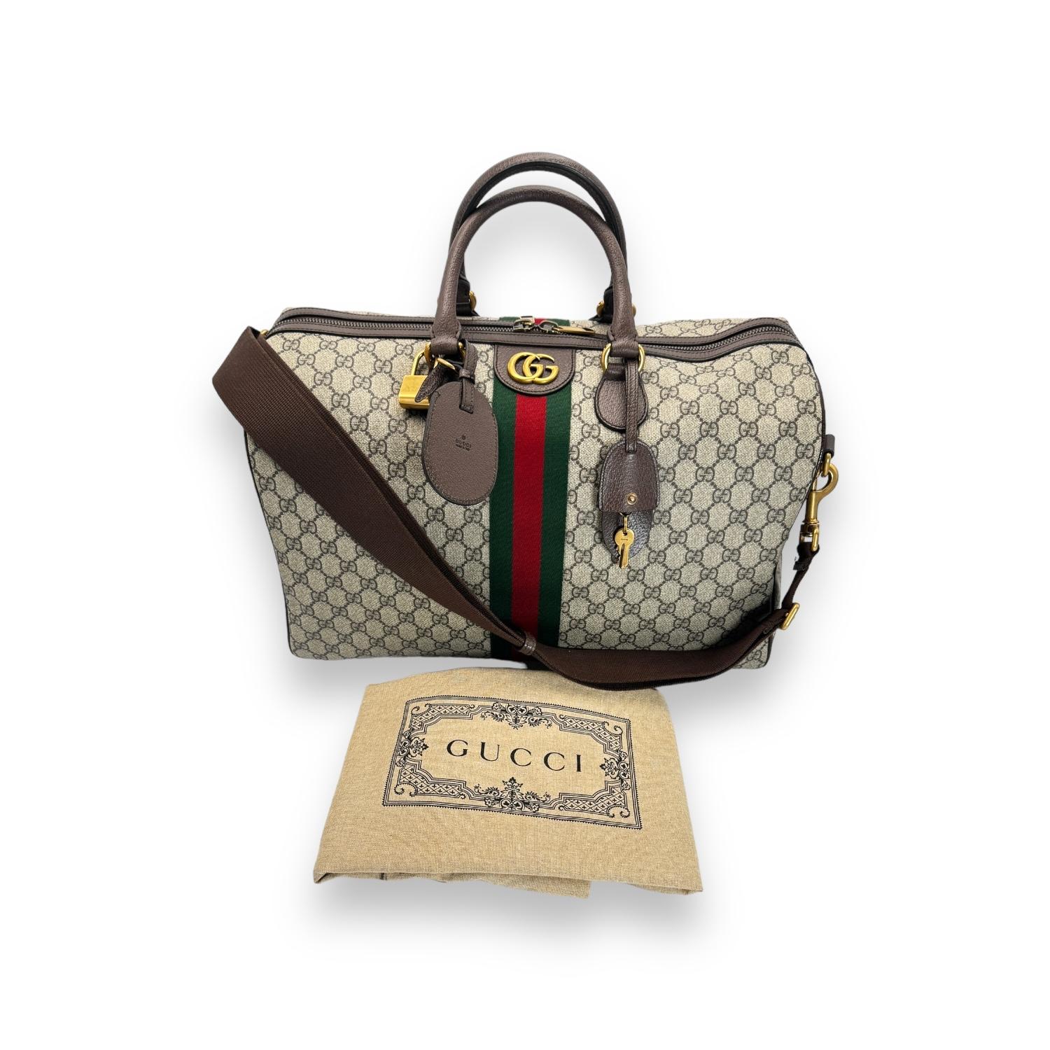 Gucci GG Supreme Medium Savoy Duffle Bag 6