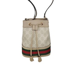 Gucci GG Supreme Mini Ophidia Bucket Bag