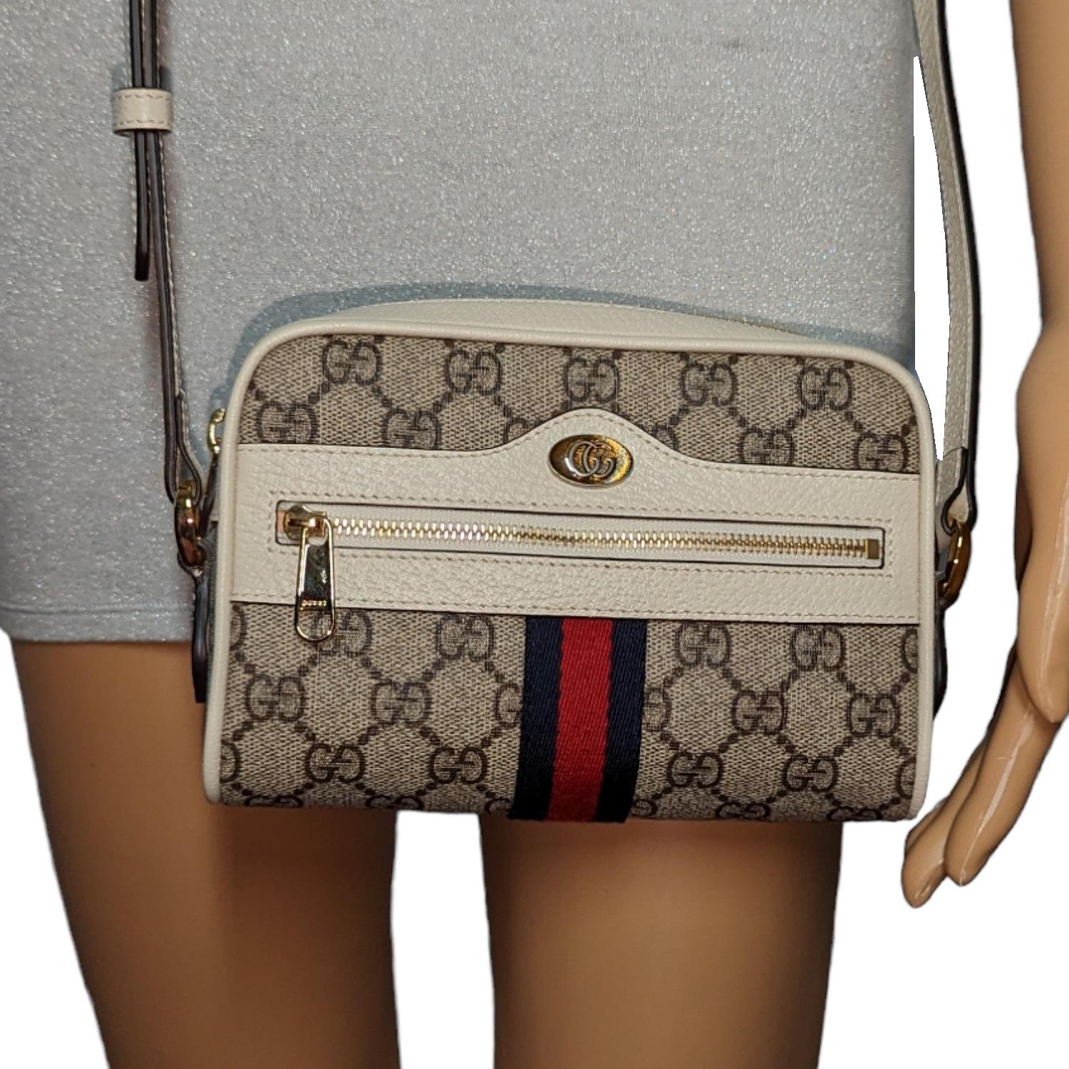 Gucci GG Supreme Mini Ophidia Crossbody Bag 2